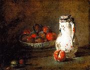 Jean Baptiste Simeon Chardin A Bowl of Plums oil painting reproduction